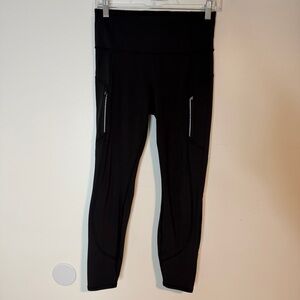 Athleta Black Rainier 7/8 Leggings